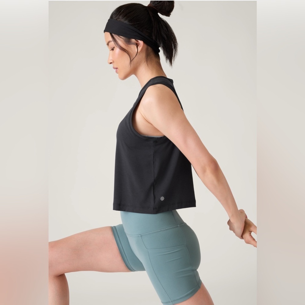 Athleta Black Muscle Tank Top